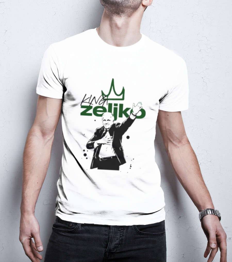 King Zeliko Regal Gesture With Crown T-Shirt