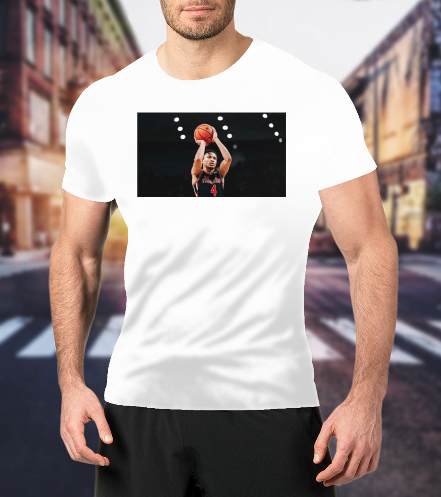 Kingston Flemings A Letter To NBA GMS Houston Basketball Player With Ball T-Shirt