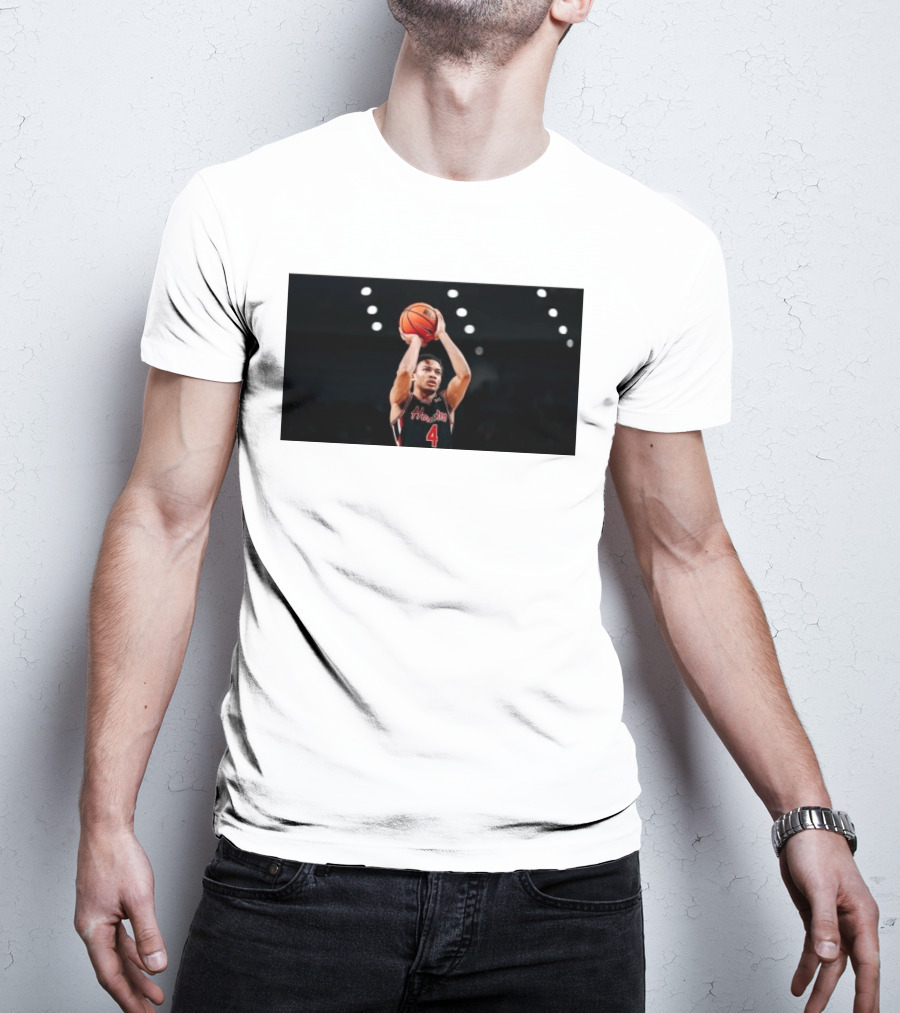 Kingston Flemings A Letter To NBA GMS Houston Basketball Player With Ball T-Shirt