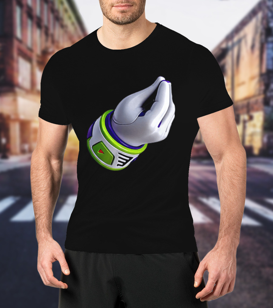 Buzz Lightyear Toy Story Ma Che Vuoi Hand Gesture T-Shirt