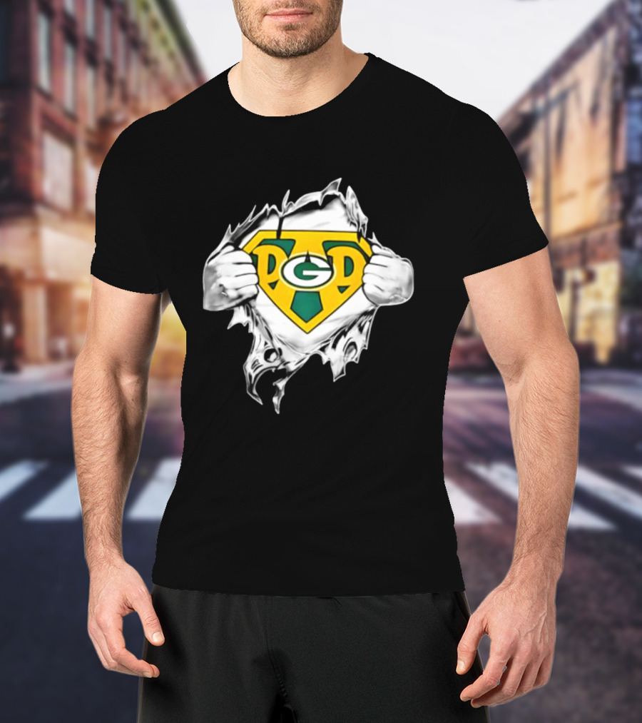 Green Bay Packers Super Dad PGD Father's Day T-Shirt