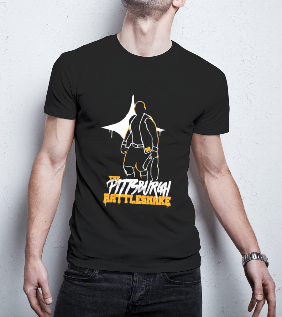 Steve Austin Pittsburgh Steelers The Pittsburgh Rattlesnake 98 T-Shirt