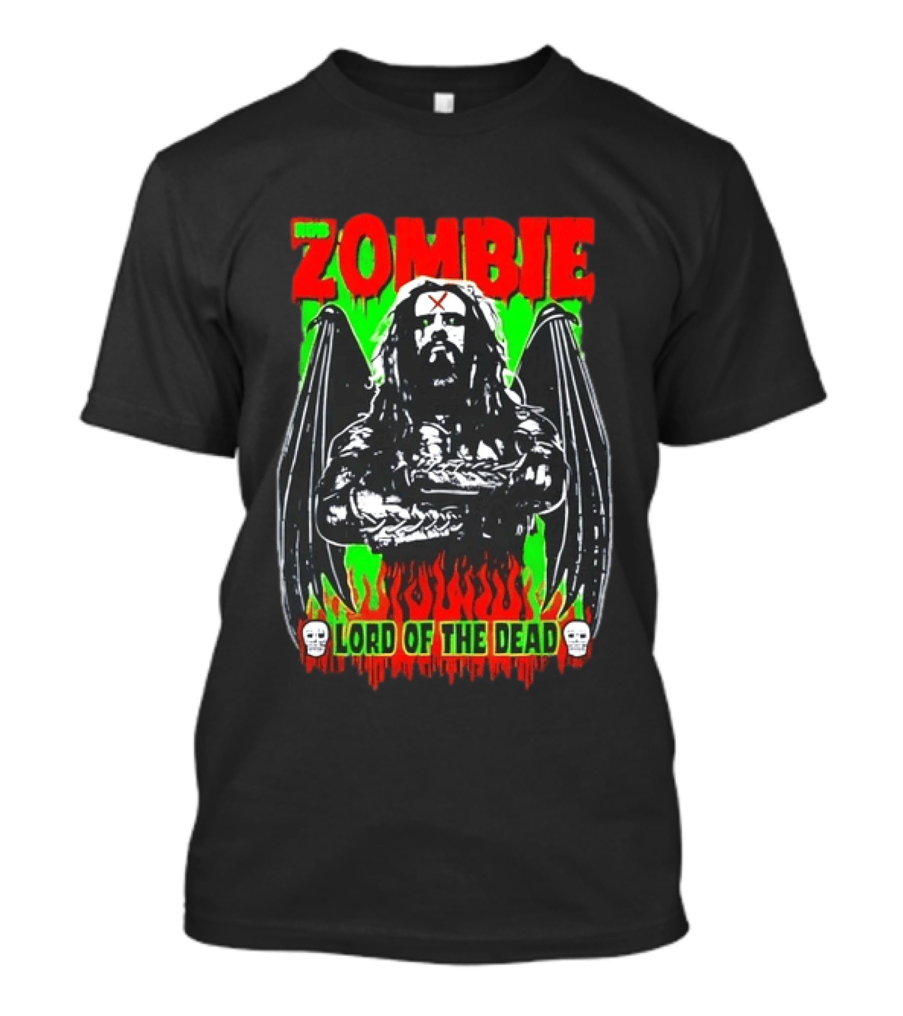 Rob Zombie Lord Of The Dead Halloween Wings T-Shirt