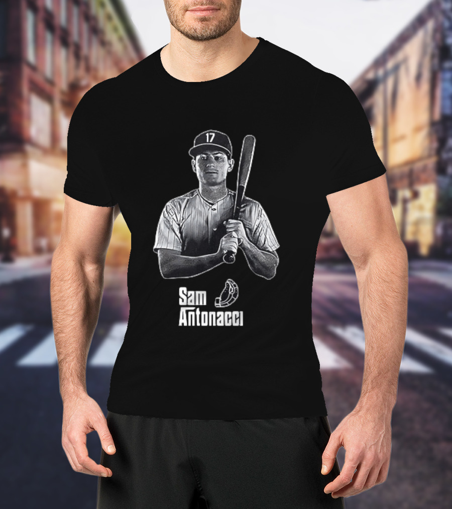 Sam Antonacci Baseball Team Sport MLB Two Runs T-Shirt