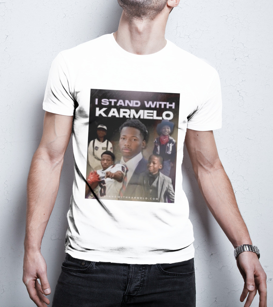 I Stand With Karmelo 2026 Team Support Faces T-Shirt