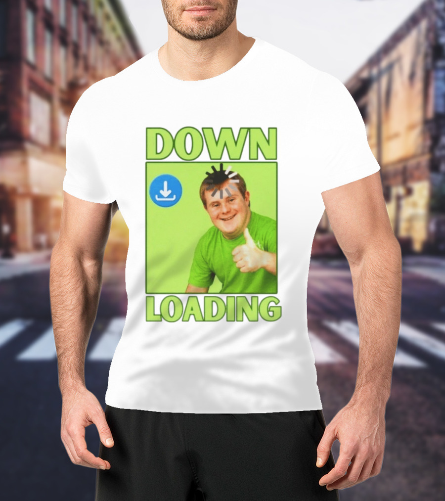 DOWN LOADING Person Thumbs Up Download T-Shirt