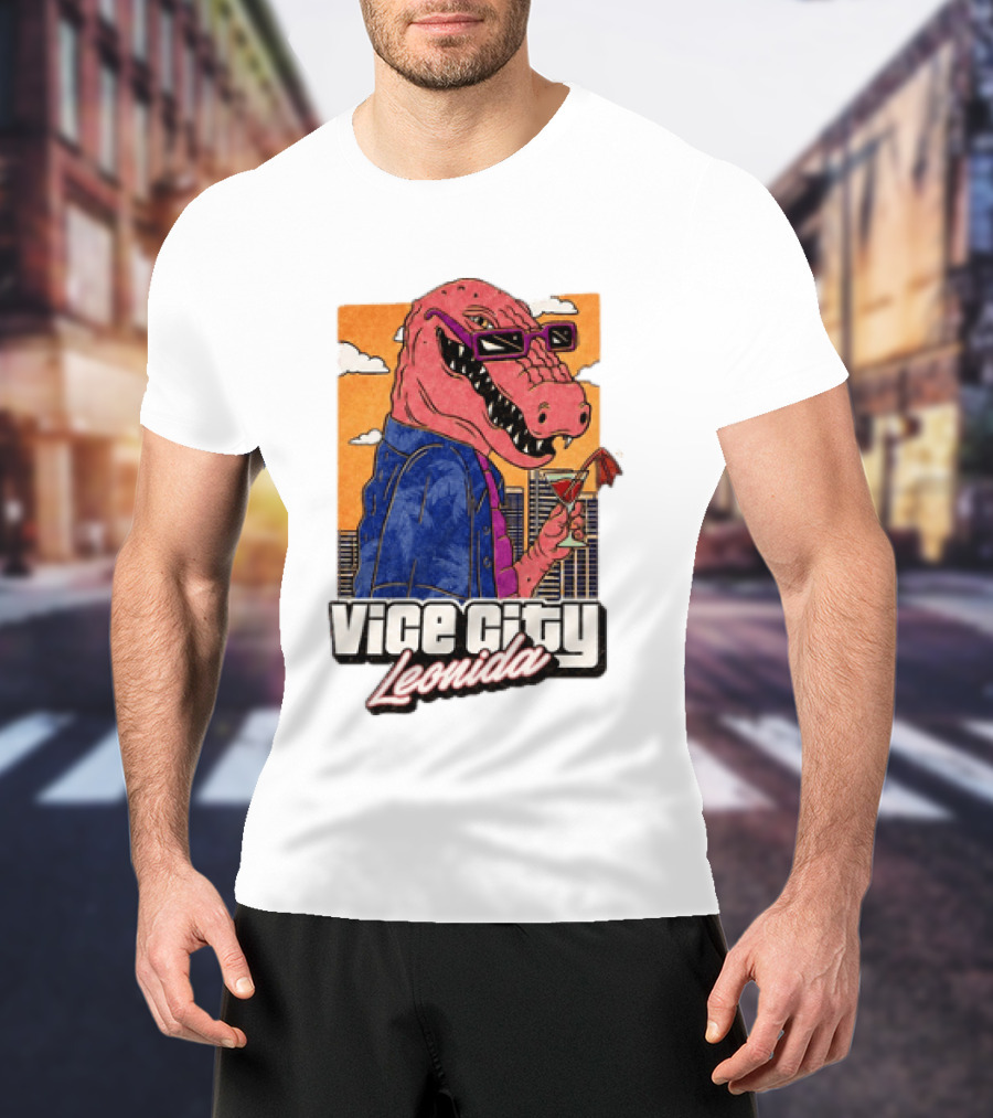 Grand Theft Auto VI GTA 6 Vice City Leonida Alligator Martini T-Shirt