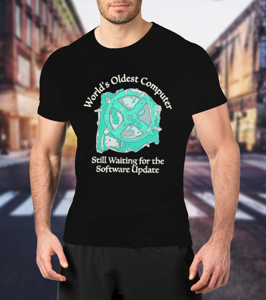 Antikythera Mechanism World's Oldest Computer Still Waiting For The Software Update T-Shirt