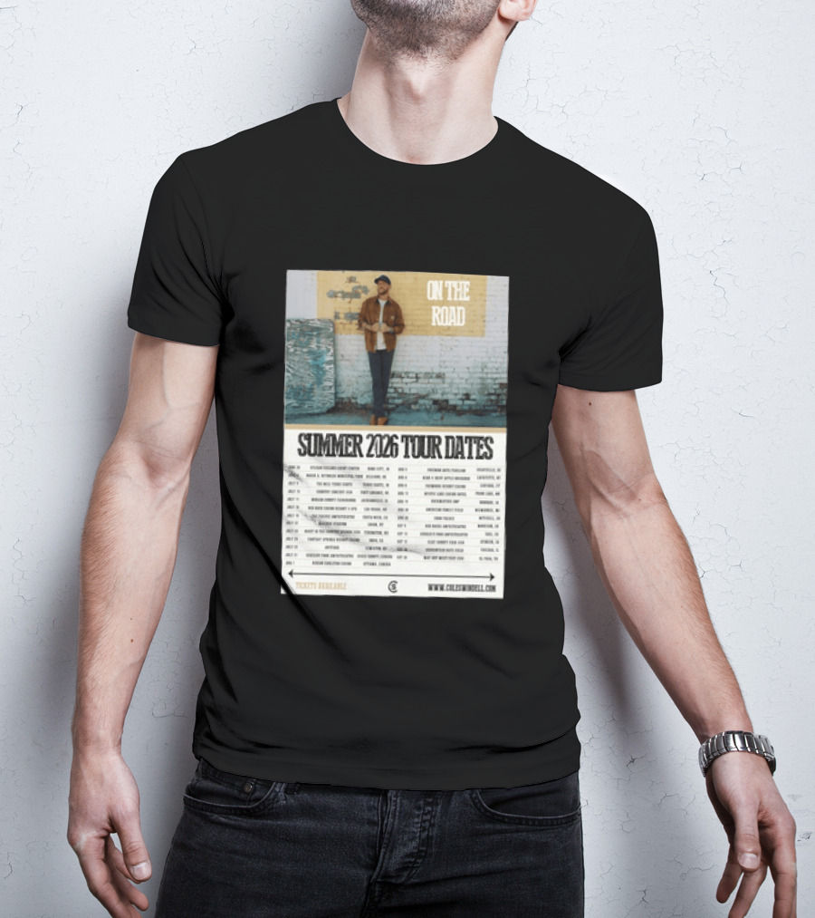 Cole Swindell On The Road Summer Tour 2026 Dates With Tickets Available T-Shirt