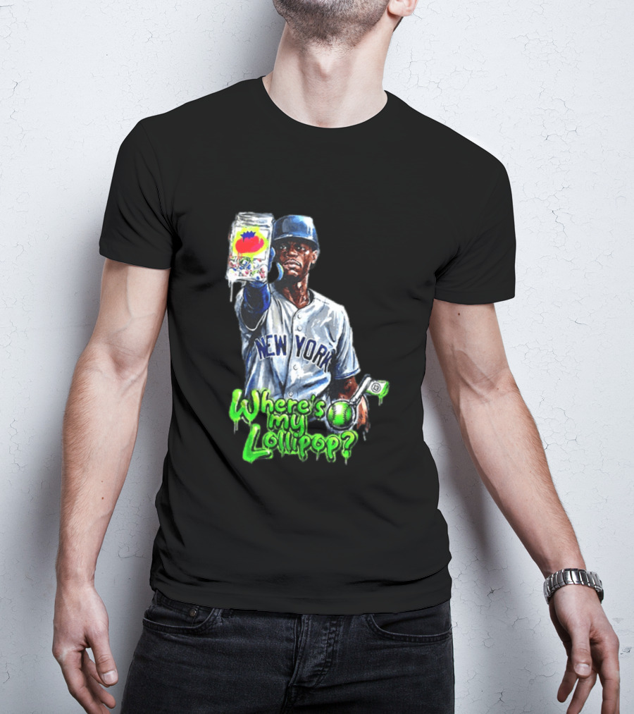 New York Mets Curtis Granderson Where's My Lollipop T-Shirt