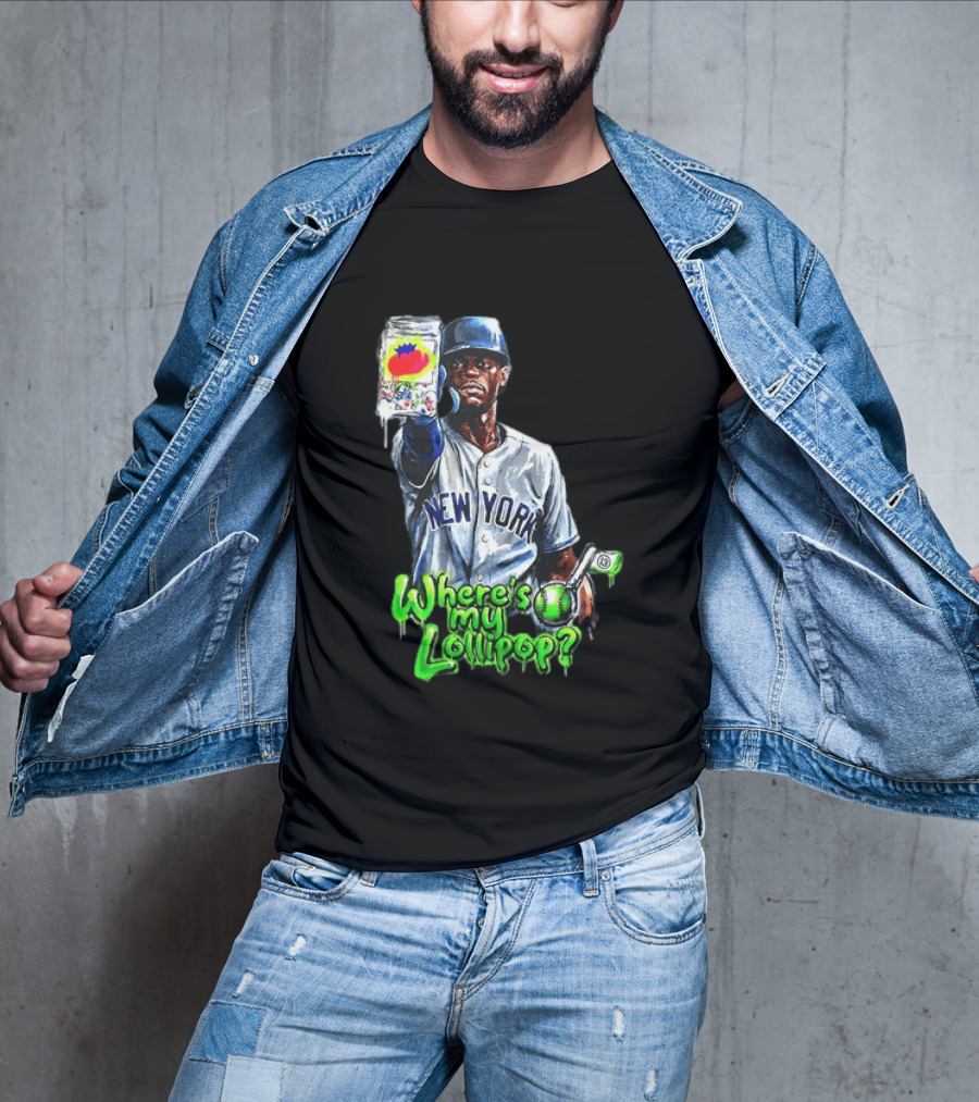New York Mets Curtis Granderson Where's My Lollipop T-Shirt