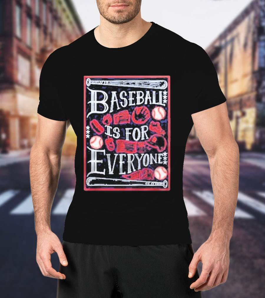 Detroit Tigers 2026 Baseball Is For Everyone Inclusivity And Diversity T-Shirt