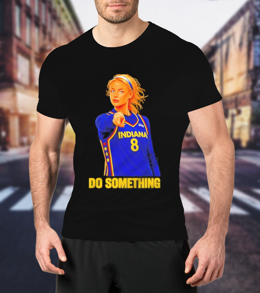 Sophie Cunningham Indiana Fever 8 Do Something T-Shirt