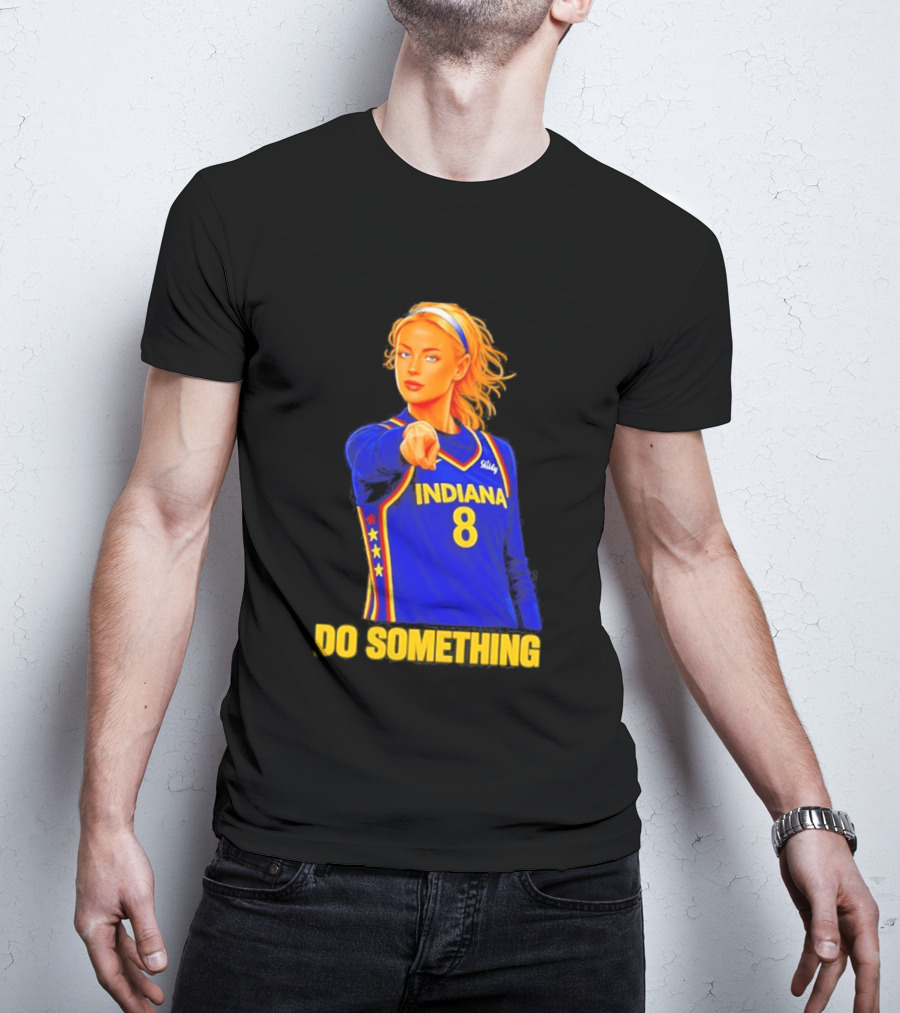Sophie Cunningham Indiana Fever 8 Do Something T-Shirt