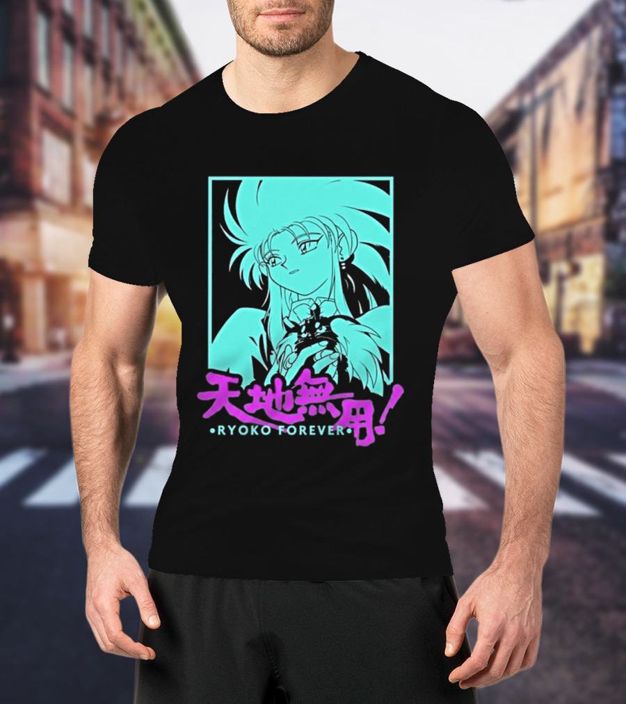 Tenchi Muyo Ryoko Forever Anime Character Illustration Gaming T-Shirt