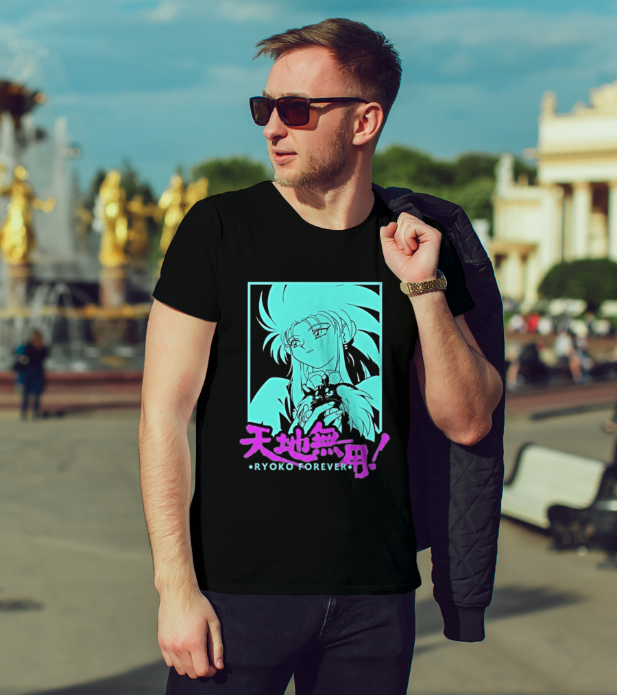 Tenchi Muyo Ryoko Forever Anime Character Illustration Gaming T-Shirt