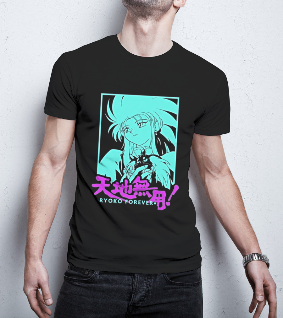 Tenchi Muyo Ryoko Forever Anime Character Illustration Gaming T-Shirt