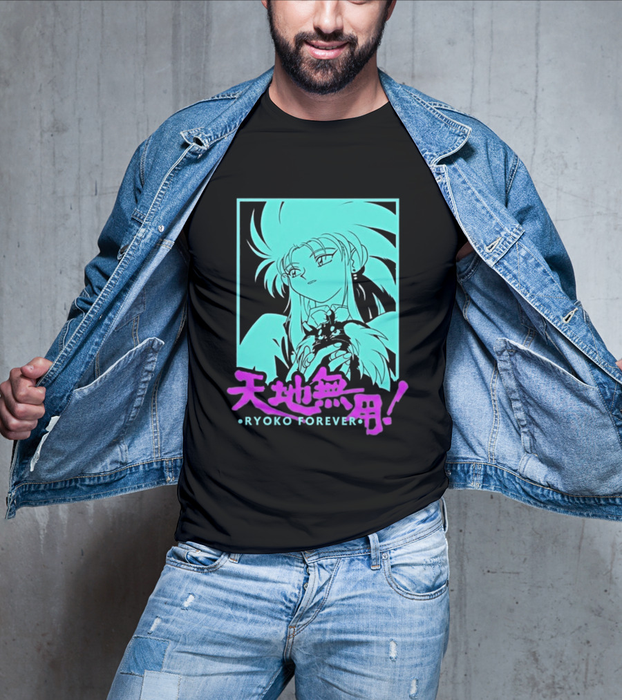 Tenchi Muyo Ryoko Forever Anime Character Illustration Gaming T-Shirt