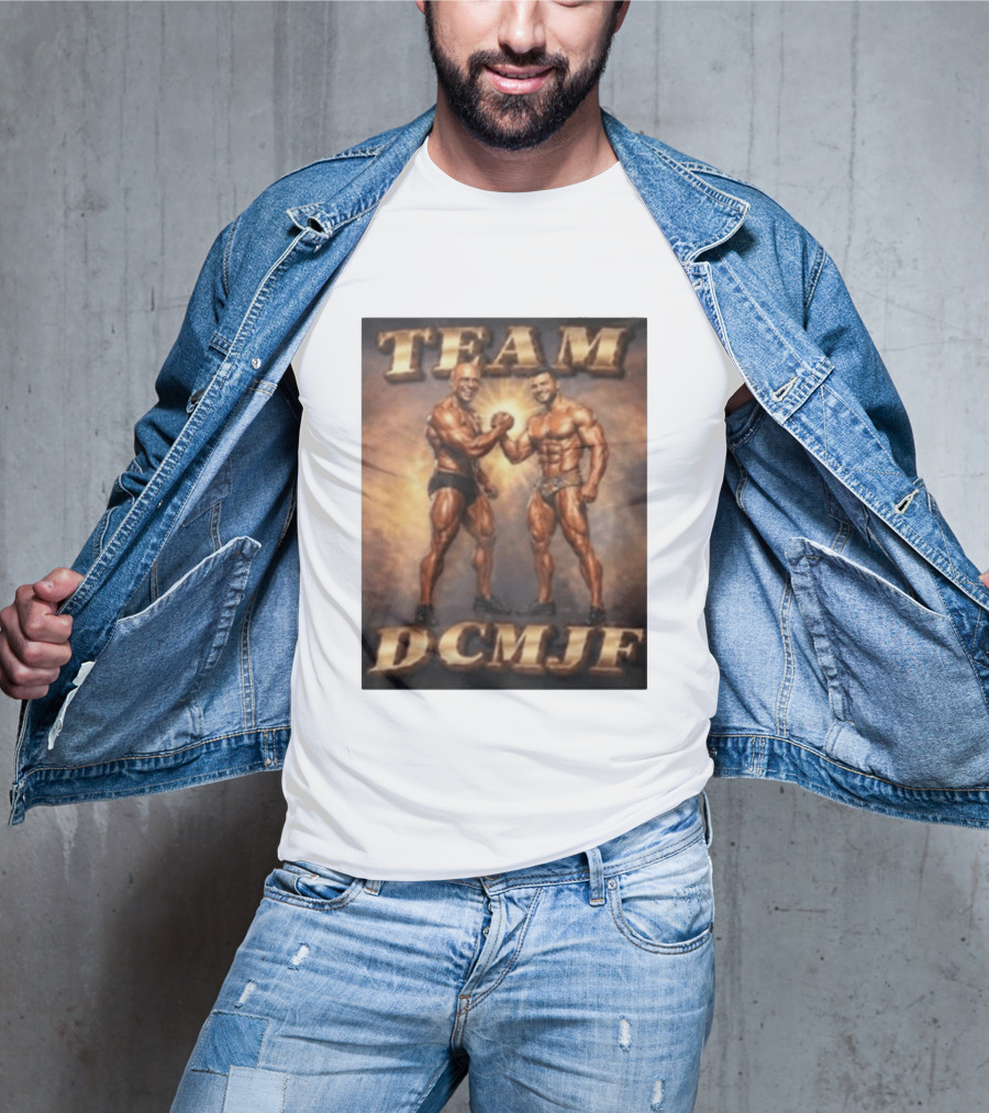 TEAM DCMJF Bodybuilders Flexing Muscles Together T-Shirt