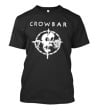 Crowbar Barbed Wire Skull Cross T-Shirt
