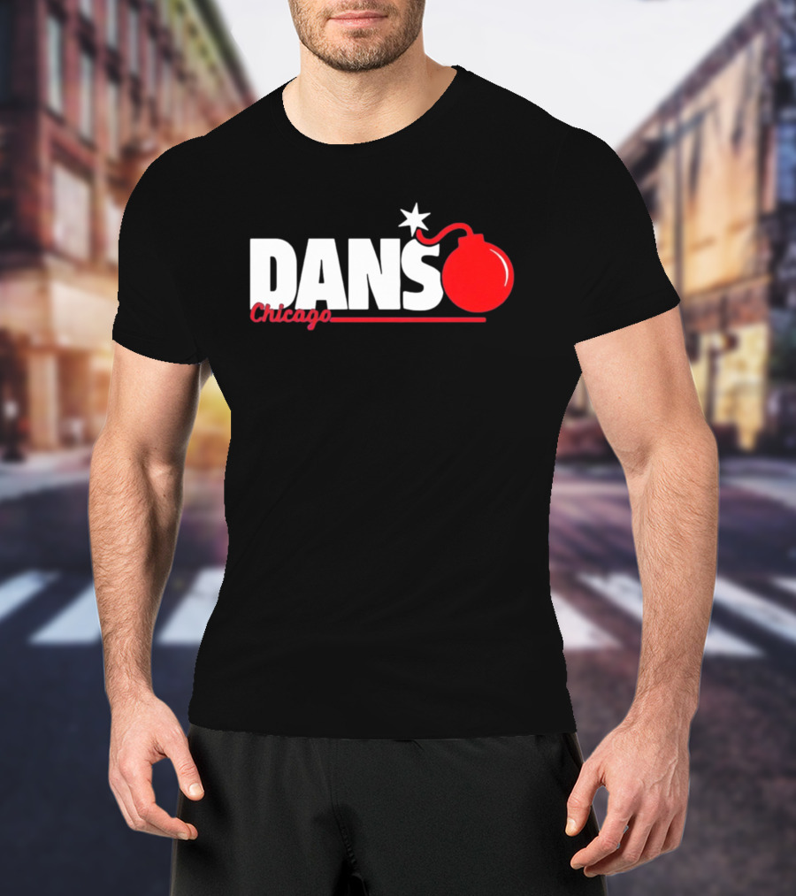 Dans Chicago Bomb Star Red Bomb T-Shirt
