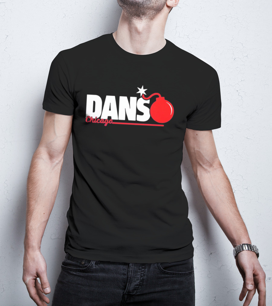 Dans Chicago Bomb Star Red Bomb T-Shirt