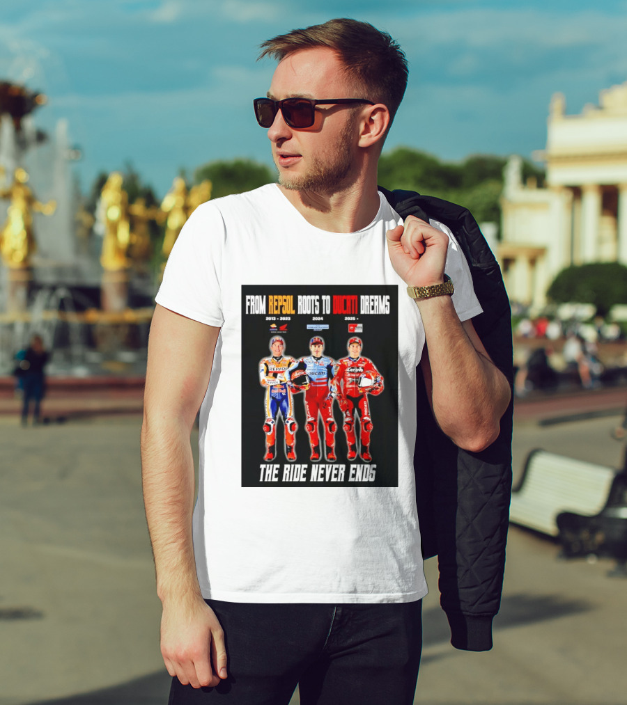 From Repsol To Ducati 2013 2025 MotoGP Journey T-Shirt