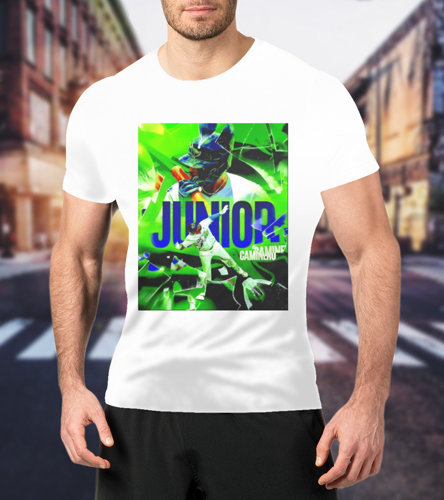 Junior Caminero Tampa Bay Rays La Maxima Baseball Legend T-Shirt