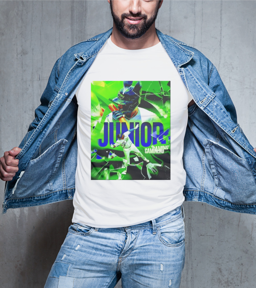 Junior Caminero Tampa Bay Rays La Maxima Baseball Legend T-Shirt