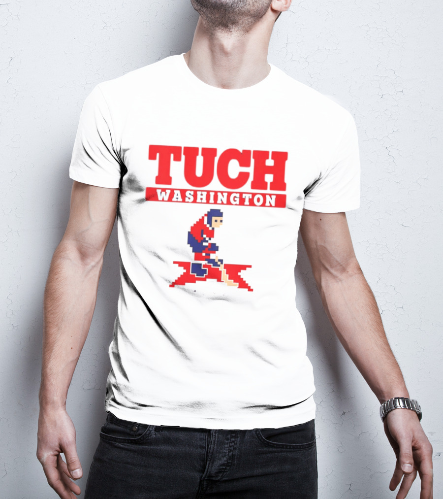 Tuch Washington 89 RW Retro Hockey Pixel T-Shirt