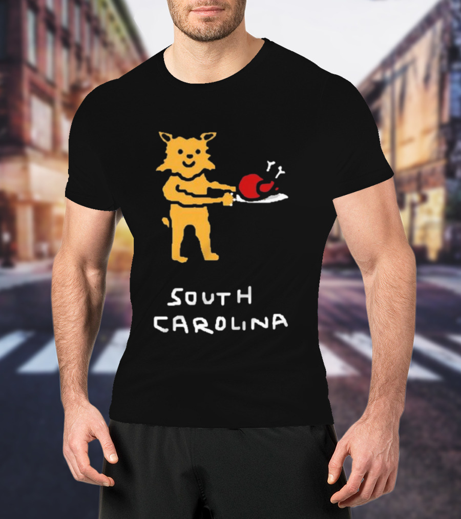 South Carolina Gamecocks 2026 27 SEC Football Schedule Cartoon T-Shirt