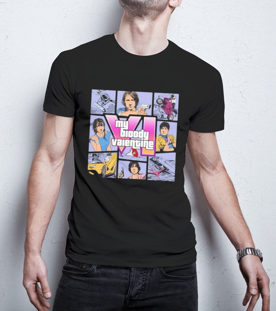 My Bloody Valentine VI Grand Theft Auto T-Shirt