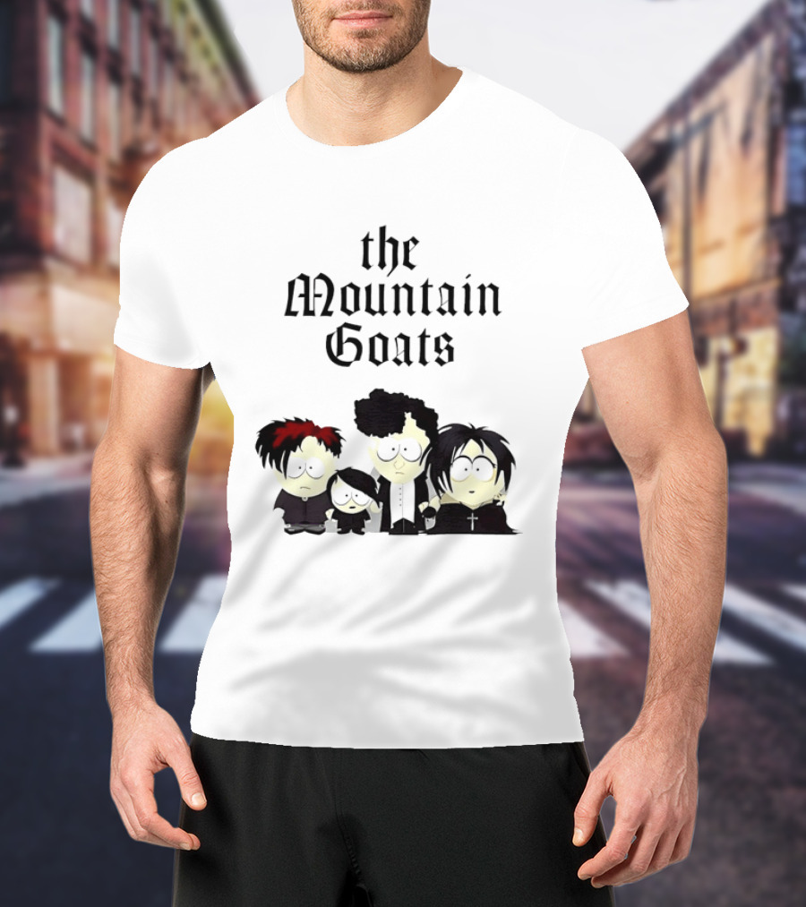 South Park Characters As The Mountain Goats Gothic T-Shirt
