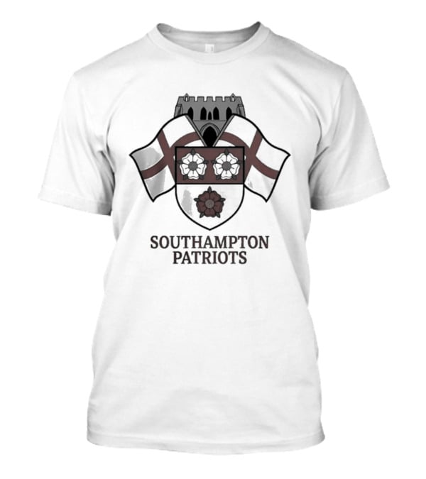 Southampton Patriots Emblem Celebrating Henry Nowak Legacy T-Shirt