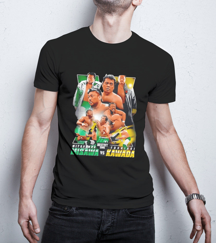 NOAH Destiny 2005 Mitsuharu Misawa Vs Toshiaki Kawada Wrestling Legends Match T-Shirt