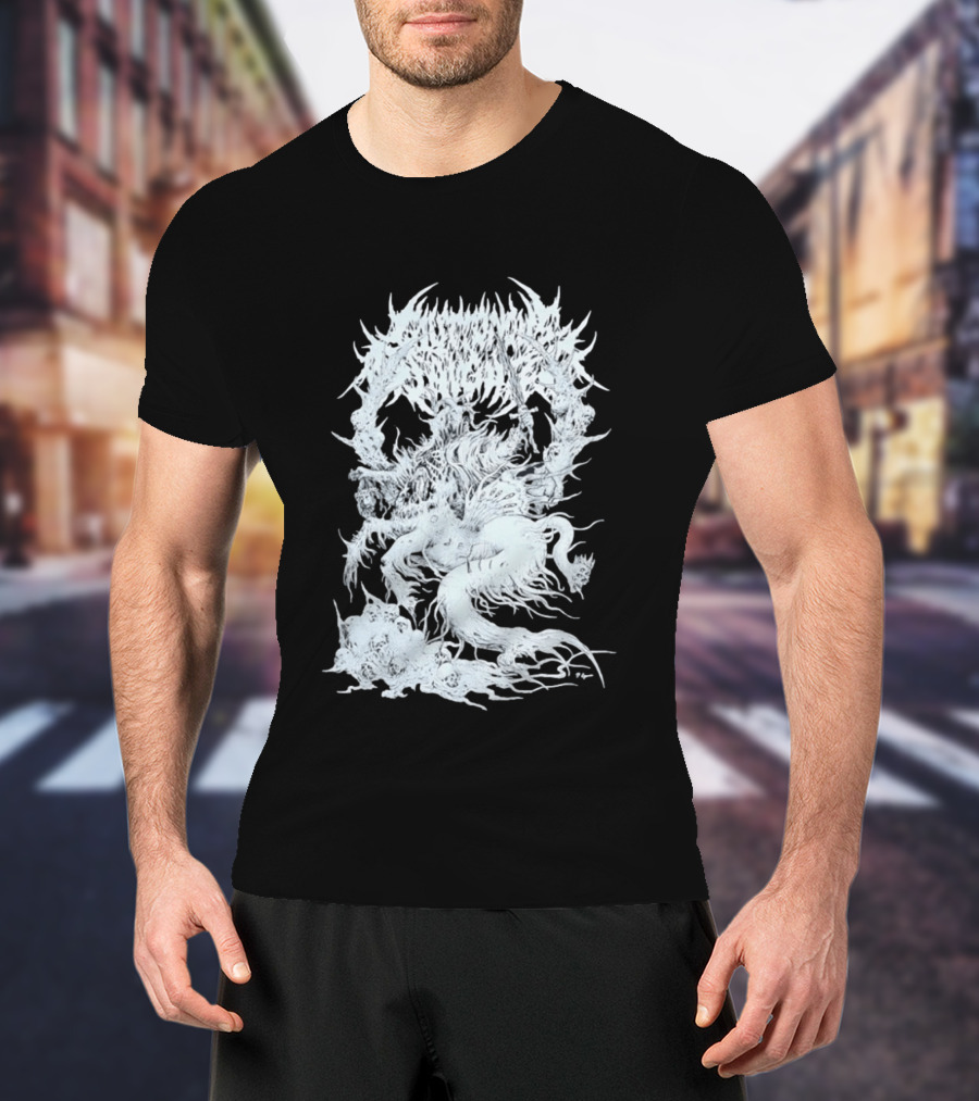 Abominable Putridity Demon Sword Skull Eponymous P T-Shirt