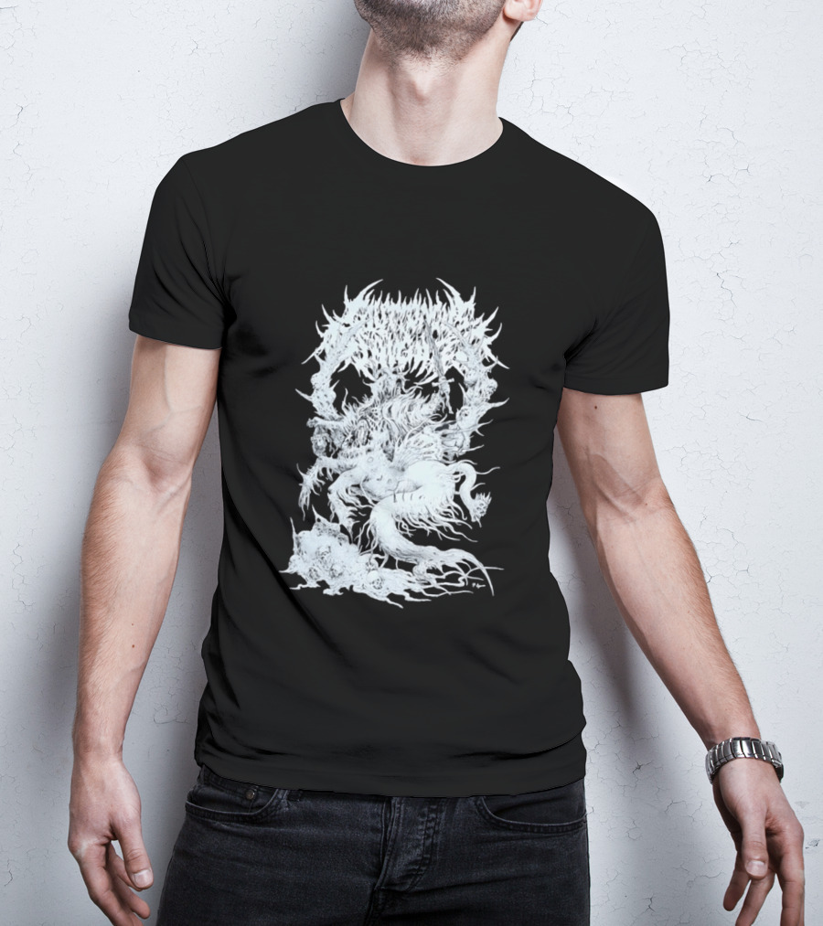 Abominable Putridity Demon Sword Skull Eponymous P T-Shirt