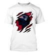 Patriots Skull Rip T-Shirt