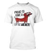 Proud To Have A Little Wiener Dachshund Dog Playful Cartoon T-Shirt