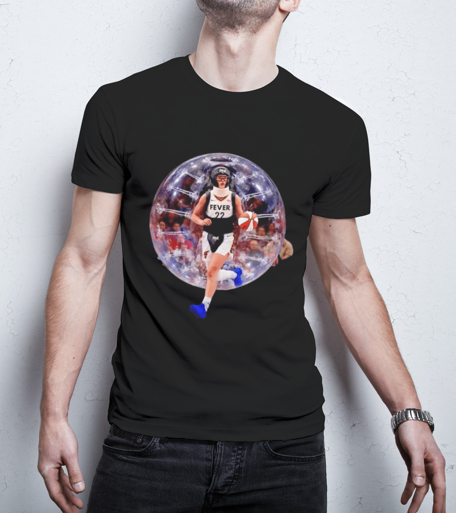 Caitlin Clark Indiana Fever Zorbing Body Ball Sports Fan Novelty T-Shirt