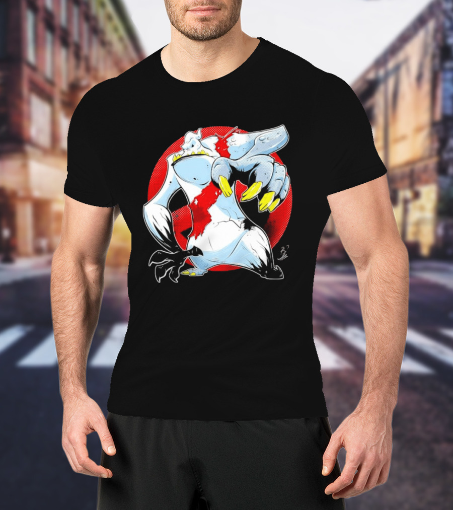 Stay Puft Marshmallow Man Angry Kaiju Ghostbusters Monster Claws T-Shirt