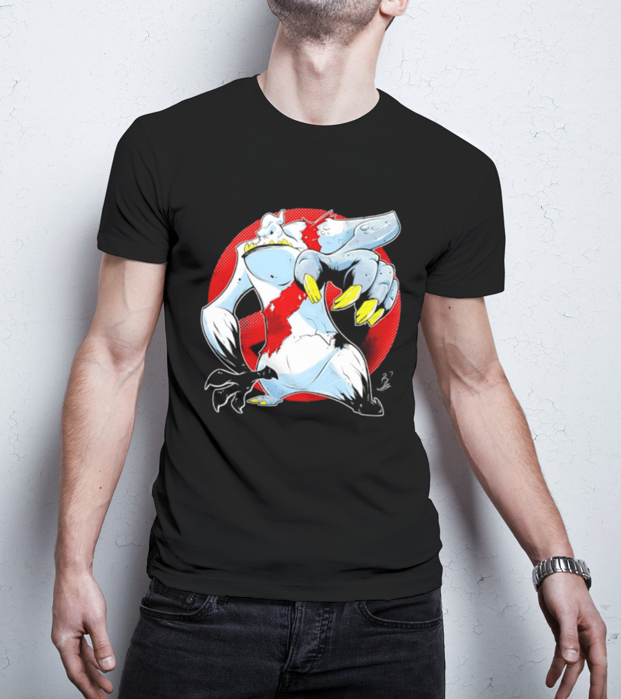 Stay Puft Marshmallow Man Angry Kaiju Ghostbusters Monster Claws T-Shirt