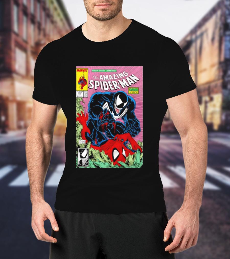 The Amazing Spider Man 316 Venom Is Back Marvel Comic Book Cover T-Shirt