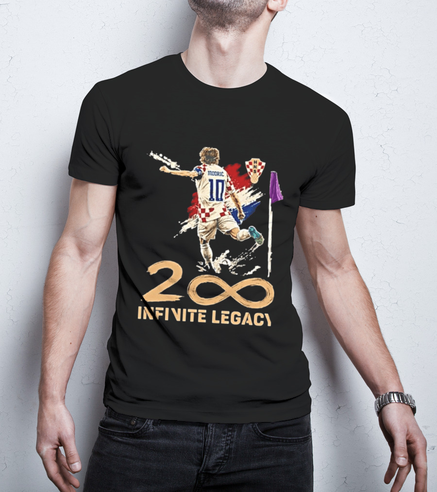 Luka Modric Croatia National Team 200 Infinite Legacy 10 T-Shirt