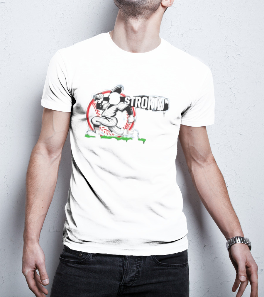 Baseball Player Strokin' Batter MLB Sport Team T-Shirt