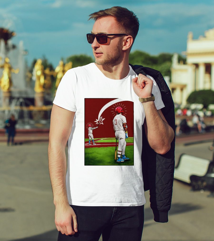 Kyle Schwarber Bryce Harper Philadelphia Phillies MLB Baseball Players T-Shirt