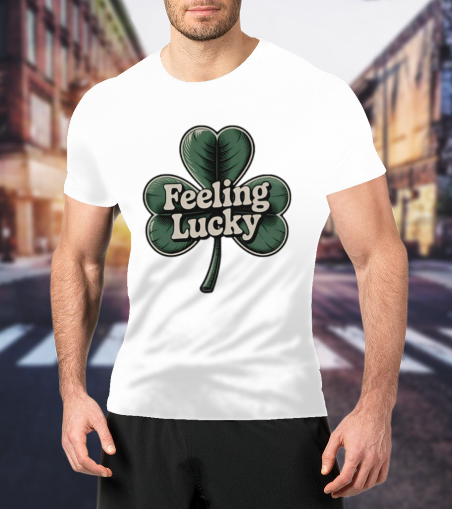 Feeling Lucky Shamrock St. Patrick's Day Clover T-Shirt