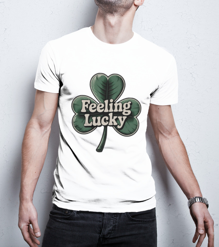 Feeling Lucky Shamrock St. Patrick's Day Clover T-Shirt