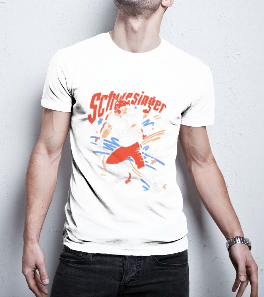 Carson Schwesinger Vibrant Cleveland Browns Scribble Football Player T-Shirt