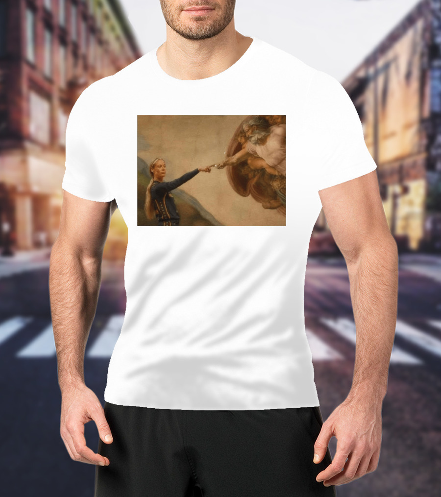 Creation Of Adam Indiana Fever Basketball Player T-Shirt